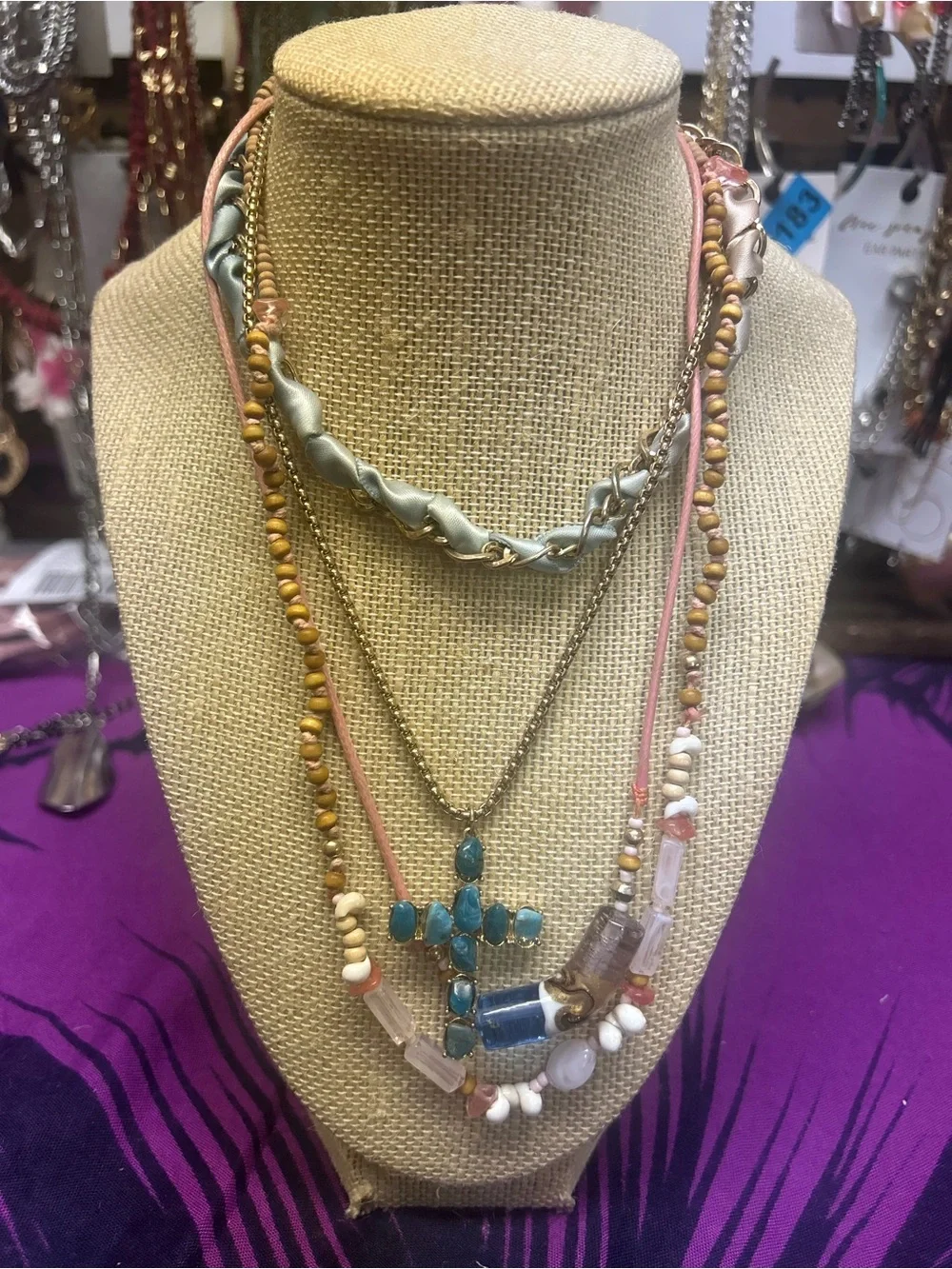 NWOT Free People Academia Layered Necklace